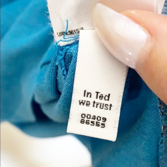 Ted Baker London Blue Men’s Button Polo Shirt - Picture 5 of 14